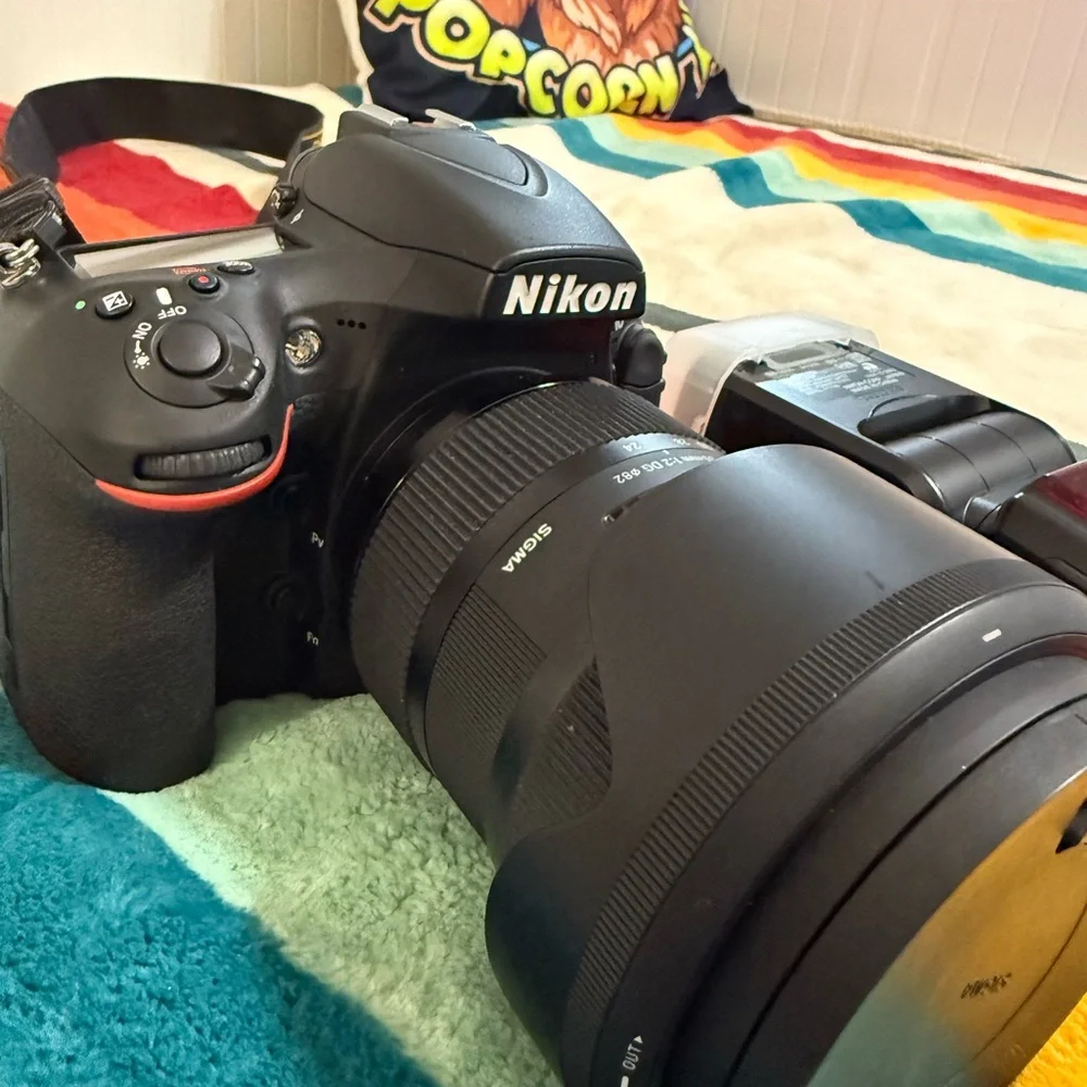 Nikon Black Digital Camera with Advanced Features and Textured Grip